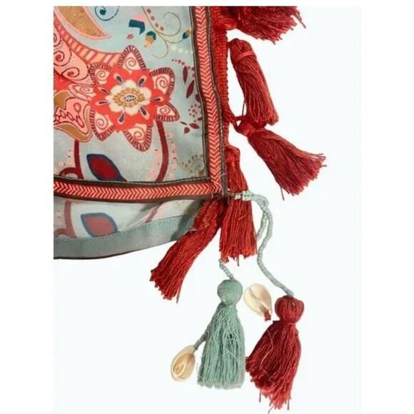 Soft Surroundings Floral Esme Shrug Kimono Topper Cardigan, Autumn Colors, S/M - Picture 5 of 5